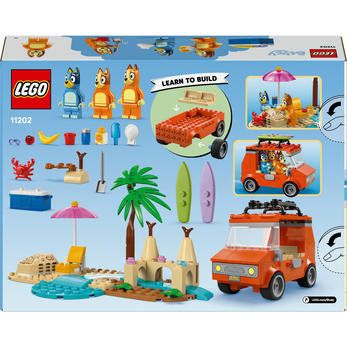 Lego duplo 11202 blueys biltur til stranden