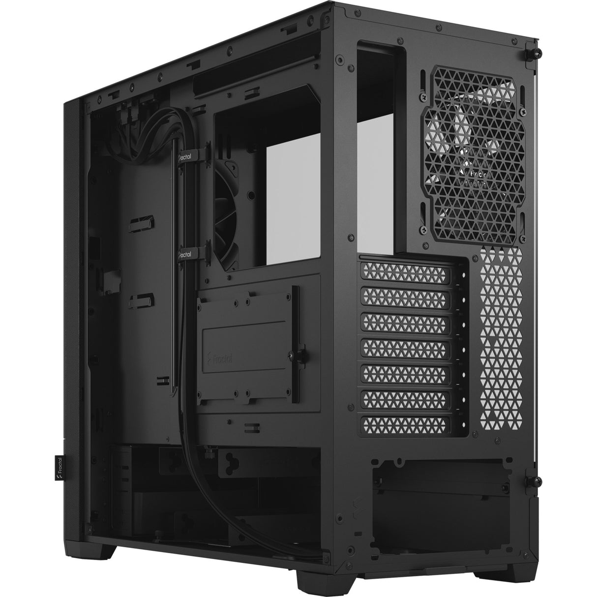 Fractal Design Pop Silent Black TG Clear Tint Midi Tower Case (Black | 2x USB-A | Tempered Glass)