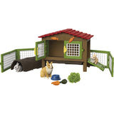 Schleich tanyavilági nyúlkunyhó 42728