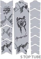 Unleazhed unscratch frame protector film - alpocalypse alpine rose samerberg black matt