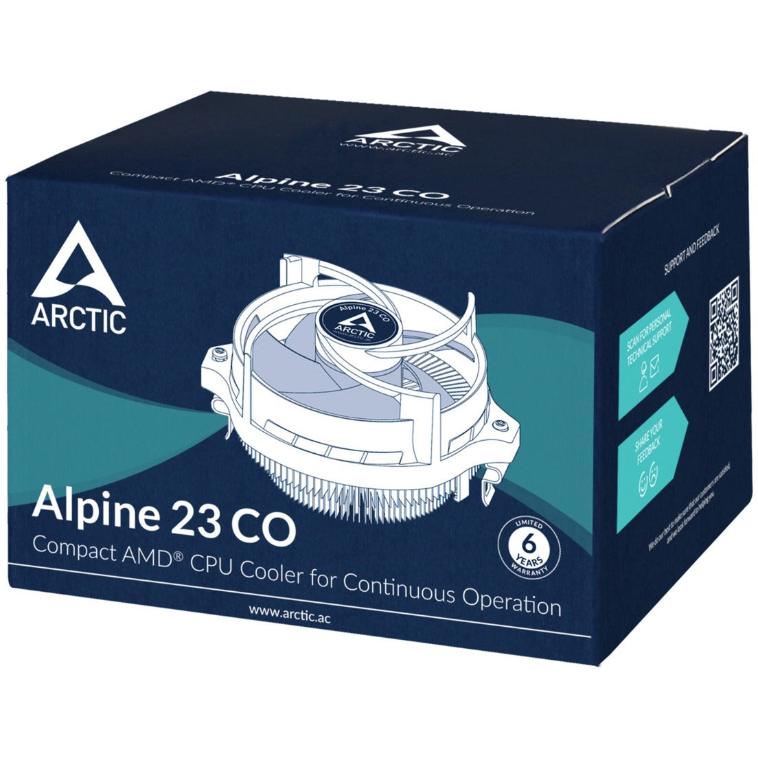 Arctic Alpine 23 CO CPU Cooler (4-pin PWM)