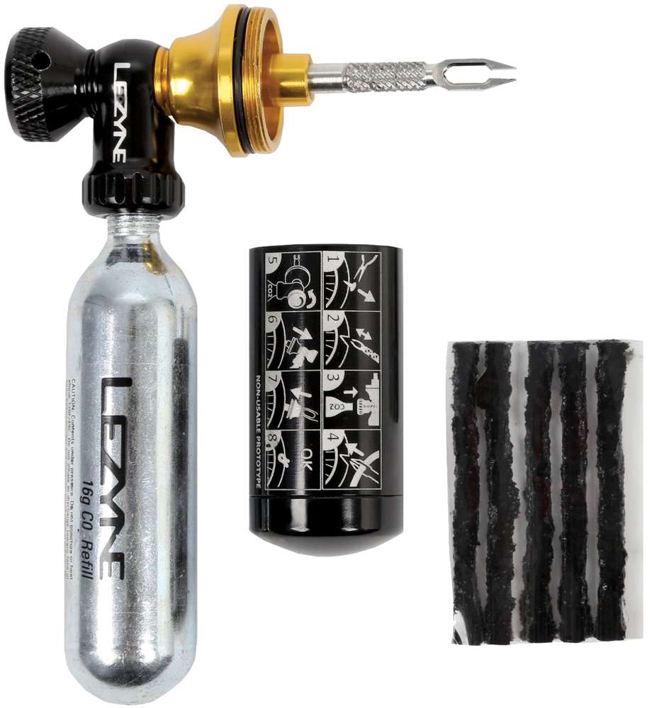 Lezyne tubeless co2 blaster incl. two co2 cartridges