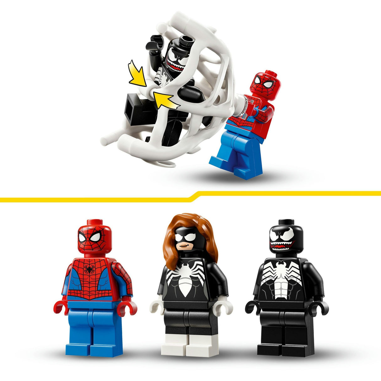 Lego Superhelden 76309 Spider-Man vs. Venoms Oldtimer