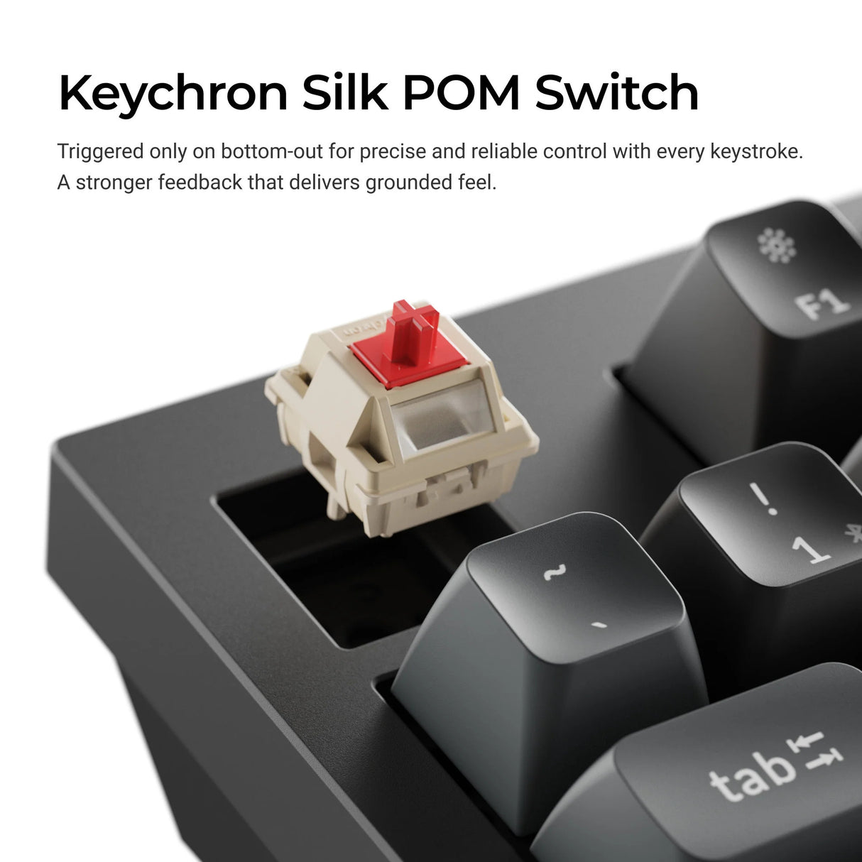Keychron q5 ultra-m3 8k wireless custom mechanical keyboard (wit, us lay-out (qwerty), silk pom brown, 96%, rgb, hot swap, 8k, 2.4 ghz | bluetooth 5.2 | usb-c)