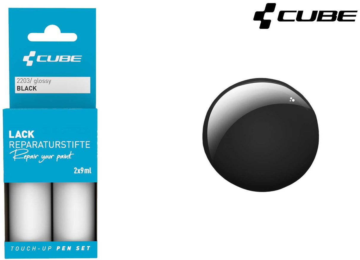 Cube touch-up pen set black