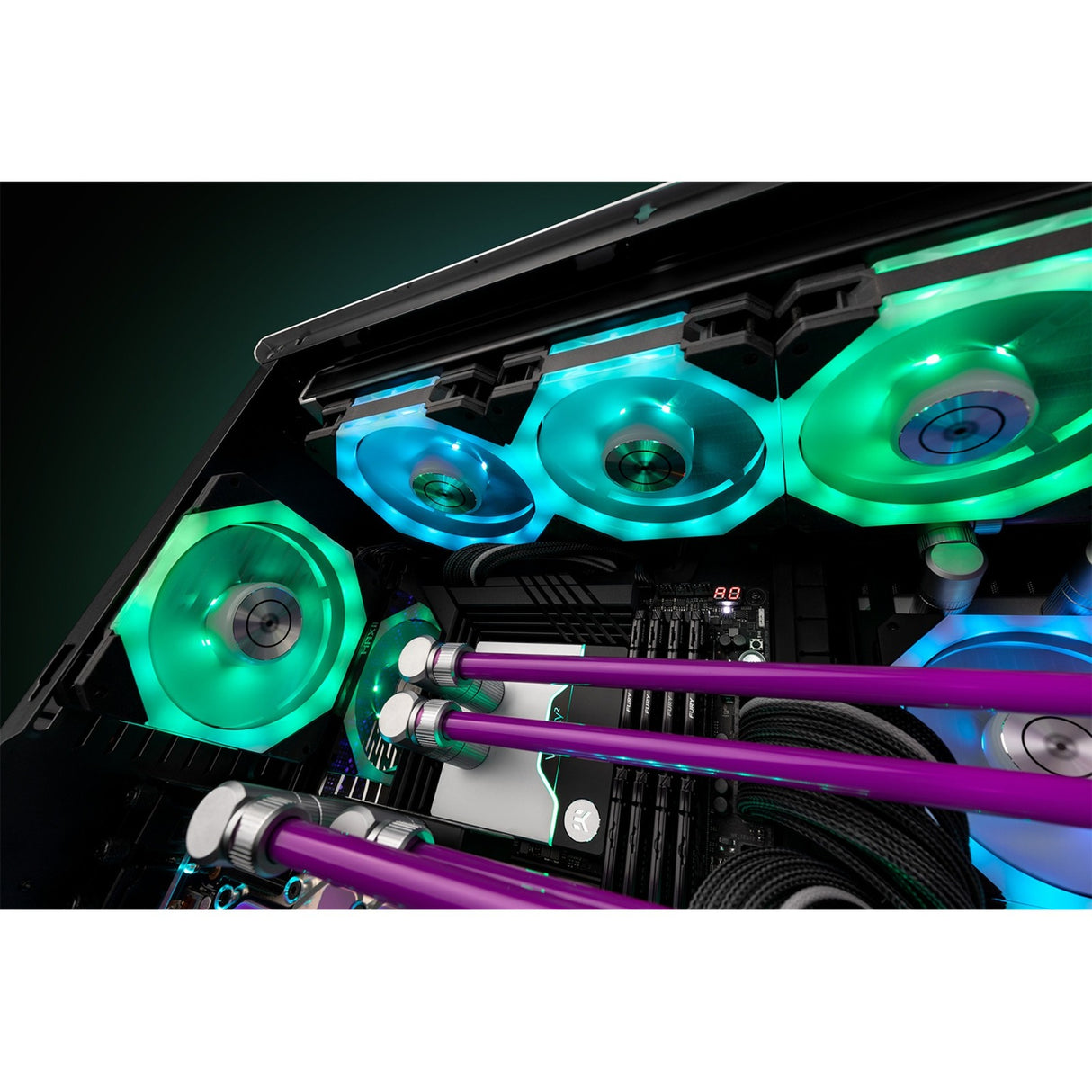 EKWB EK-Quantum Impulse 120 D-RGB Case Fan (white, 120 x 120 x 29 mm, PWM, RGB LED)