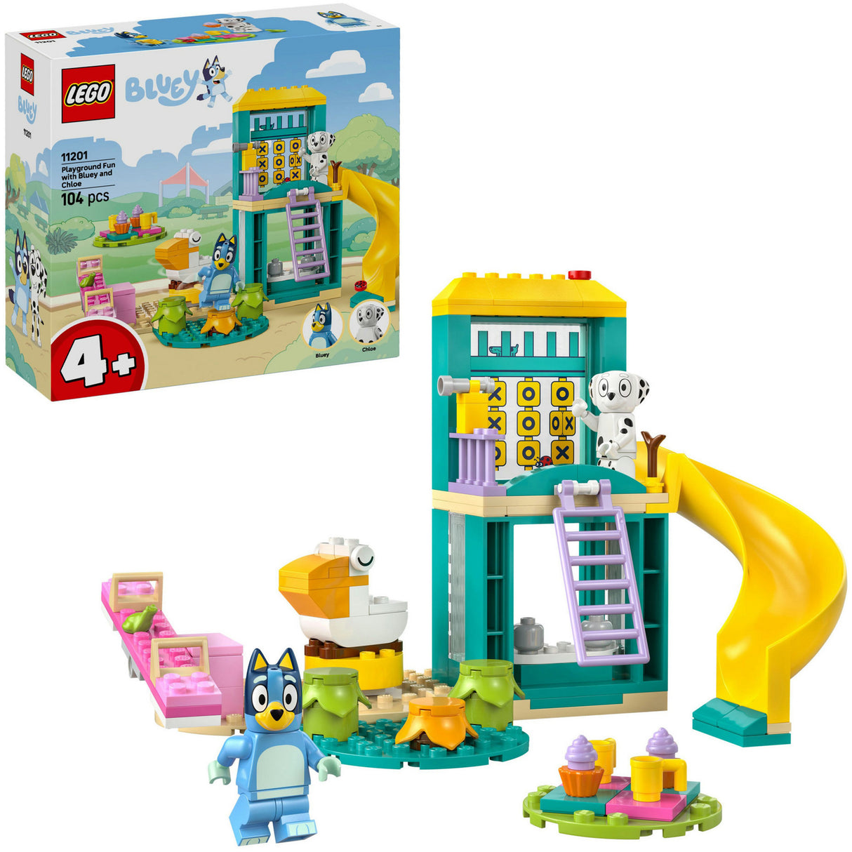 Lego Duplo 11201 Bluey ja Chloe leikkikentällä
