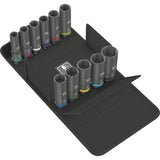 Wera 8790 c impaktor deep set 1 dopsleutel (zwart, 11‑delig)