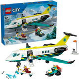 Lego 60465 miesto didelių transporto priemonių greitosios pagalbos lėktuvas