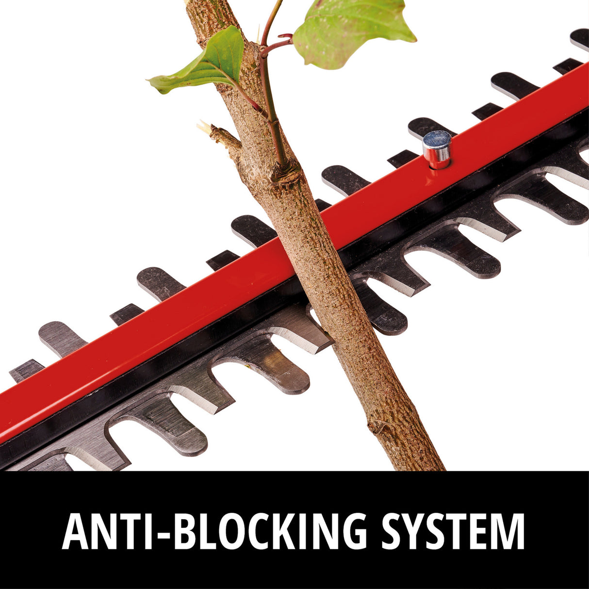 Einhell professional accu heggenschaar gp-ch 18 50 li bl-solo (rood zwart, accu en oplader niet inbegrepen)