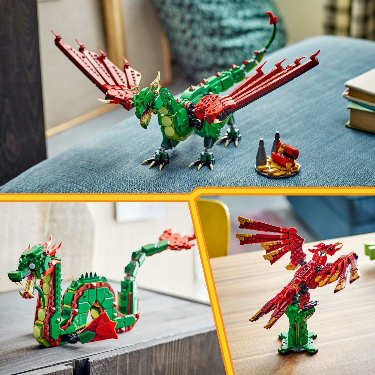 Lego creator 31161 srednjeveški zmaj