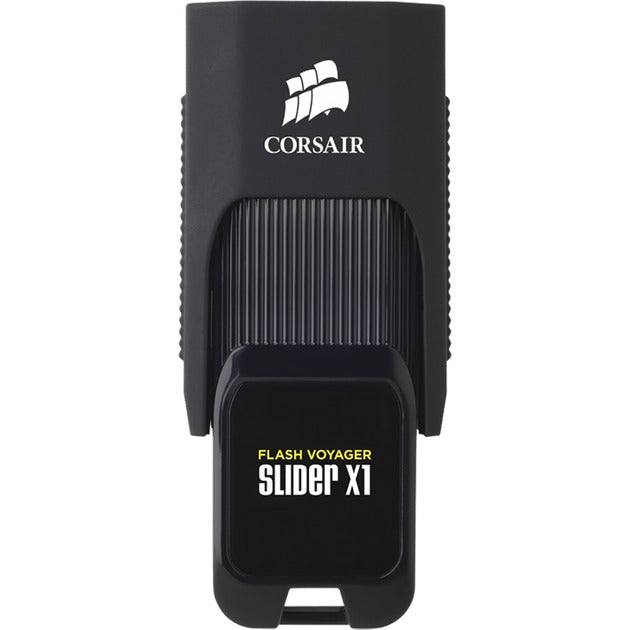 Corsair Flash Voyager Slider X1 USB 3.0 128 GB USB Stick (Black, CMFSL3X1-128GB)
