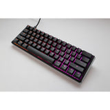 Ducky One 3 Classic Mini, keyboard (black and white, US layout, Cherry MX Silent Red, RGB LED, double-shot PBT, hot-swappable, Quack Mechanics, 60%)