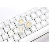 Ducky One 2 Pro Mini White Classic, gaming keyboard (white, US layout, Cherry MX Red, RGB LED, double-shot PBT, Quack Mechanics, 60%)