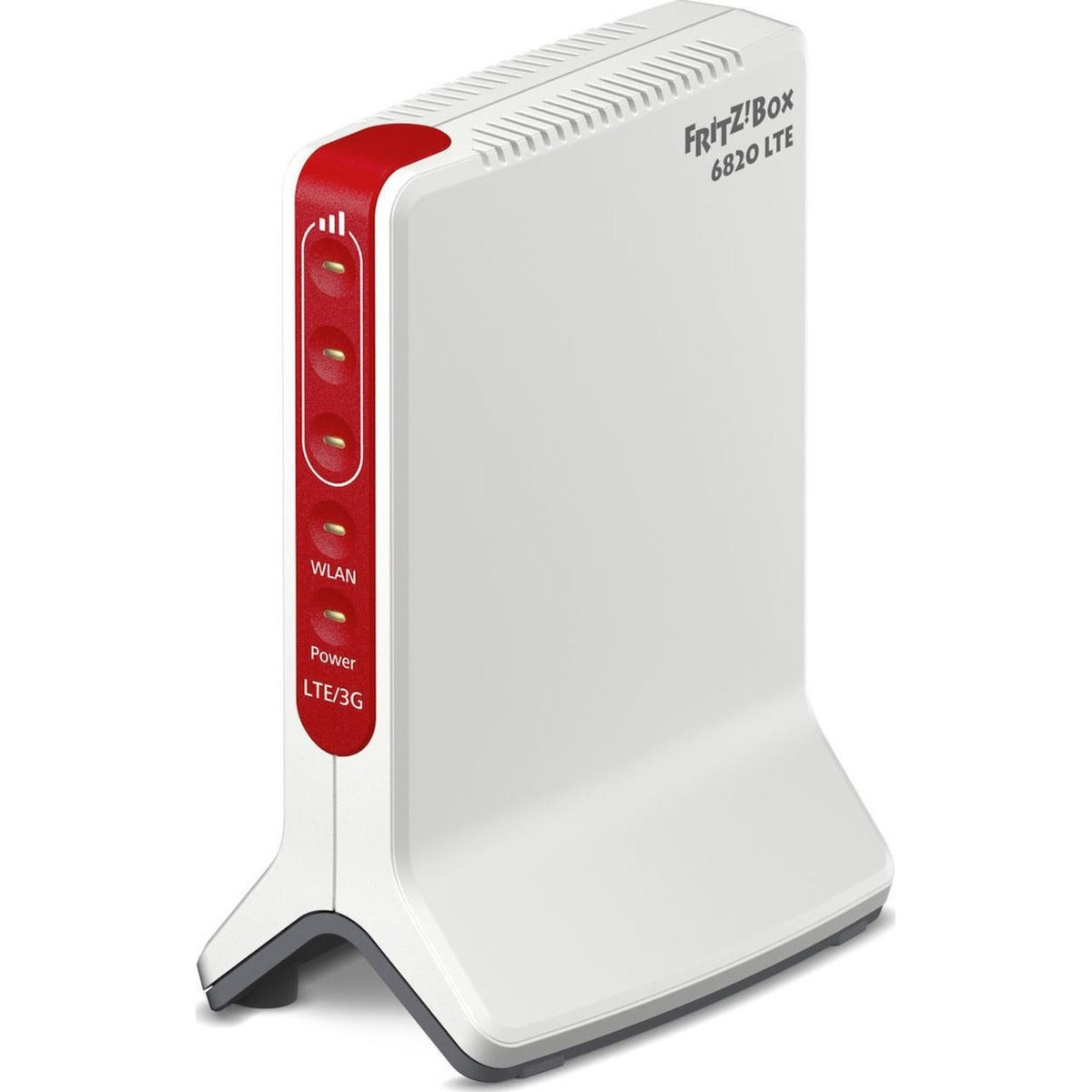 Fritz! Box 6820 LTE V3 International WLAN LTE Router (white red, 4G (LTE), 3G 3G+ (UMTS HSPA+), mesh Wi-Fi)