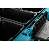 Makita maktrak organizer medium p-91045 gereedschapsbox (blauw zwart)