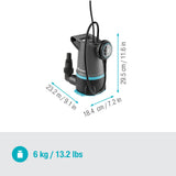 Pompe à eau propre et sale Gardena 17500 basic - 09018-47