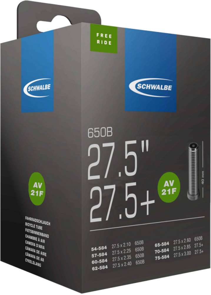 Schwalbe Inner Tube AV21F 27,5 Freeride 54 75-584 IB