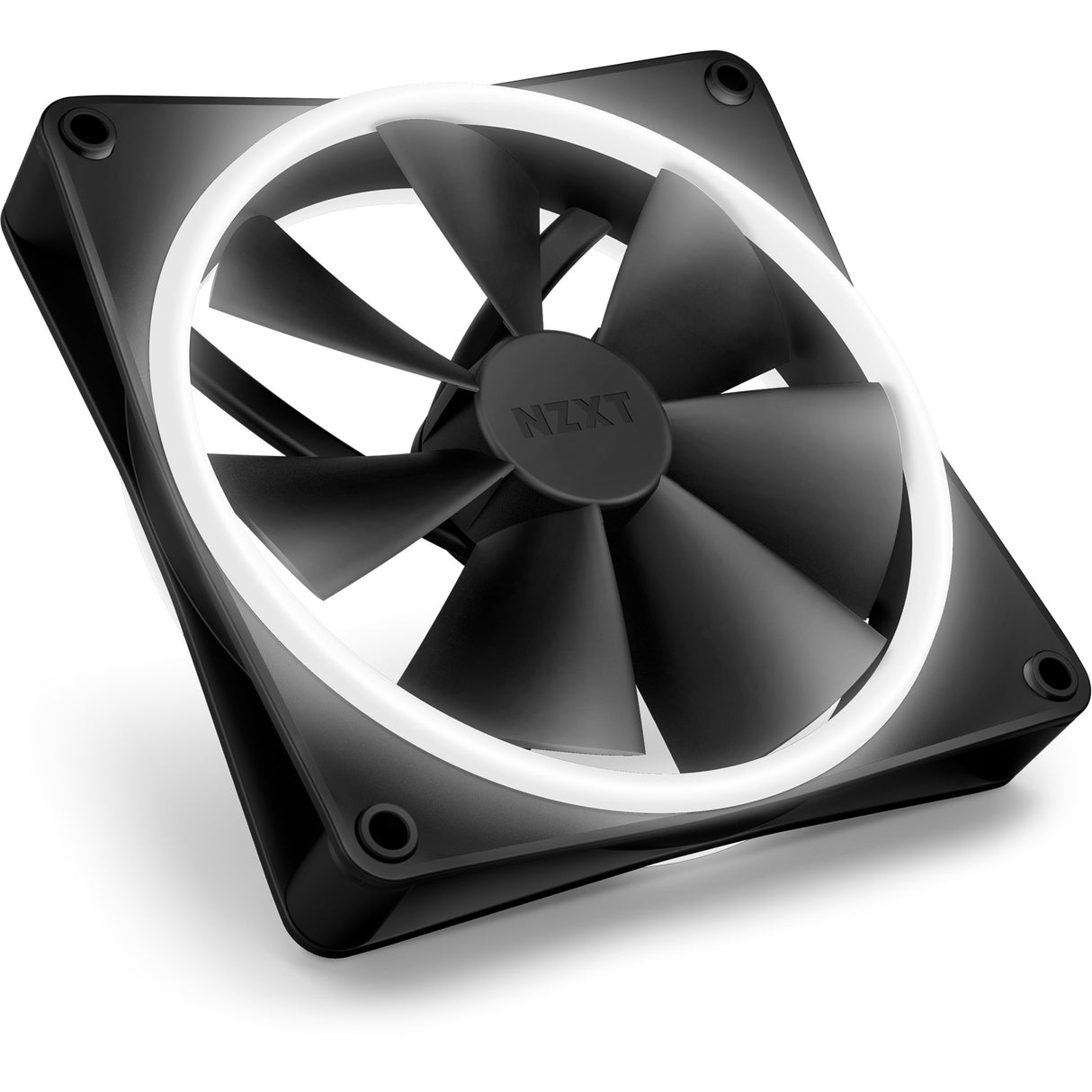 Nzxt F140 RGB Duo Case Fan (Black, 140 x 140 x 25 mm, PWM, Controller Not Included)