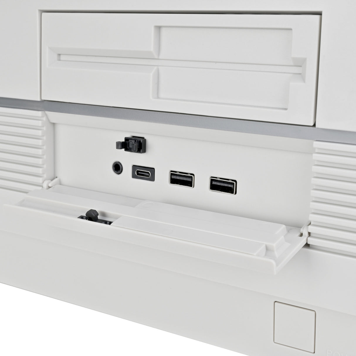 Silverstone FLP01 HTPC korpusas (kreminis | 2x USB-A | 1x USB-C)