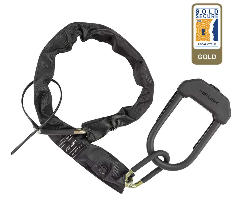 Hiplok e-dx chain lock for e-bikes and cargo bikes