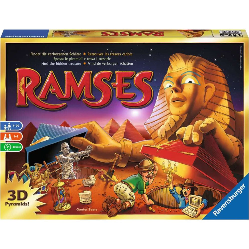 Ravensburger Ramses Board Game (Multilingual, 1 - 5 players, 30 minutes, ages 7 and up)