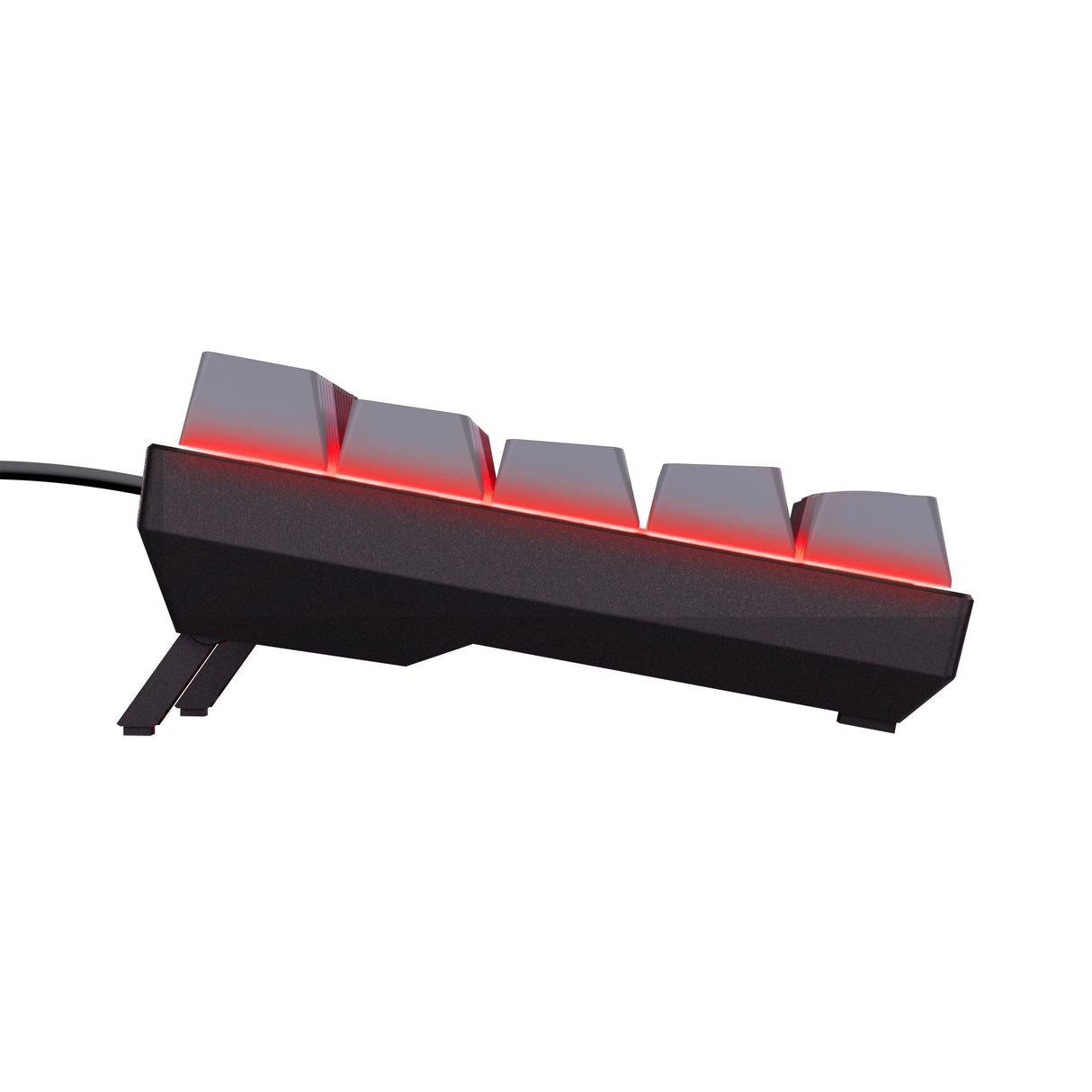 Trust GXT 867 Acira 60% Mechanical Mini Gaming Keyboard, Gaming Keyboard (Black, US layout, Outemu Red, 60%, RGB)