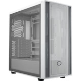 Cooler Master MasterBox 600 Lite Mid-Tower Case (White | 2x USB-A | 1x USB-C | RGB | Tempered Glass)