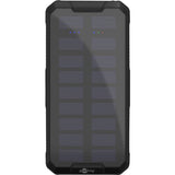 Goobay outdoor solar power bank 20,000 mah with power delivery powerbank (zwart)