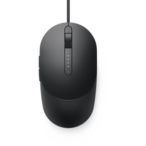 Dell Laser Wired Mouse MS3220 (Black, 3200 dpi)