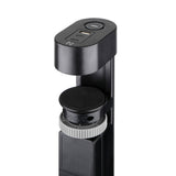 Soicéad deasc Neomounts ds22-840bl6 le clamp, 1.4 m, taobh istigh, cineál f, plaisteach, dubh, seachadadh cumhachta