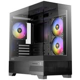 Antec CX500M RGB Mini Tower Case (Black | 3x USB-A | Tempered Glass)
