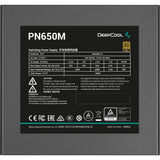 Deepcool PN650M Modular 650W Power Supply (Black, 3x PCIe)