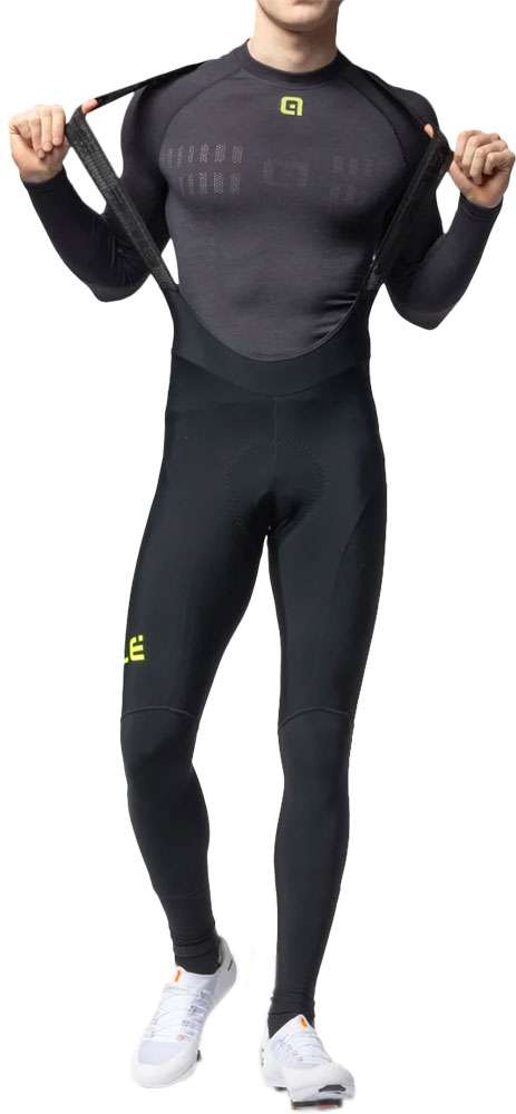 Alé winter 2.0 - bib tights with padding