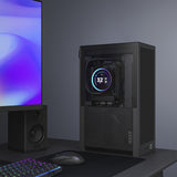NZXT H2 Flow Mini Tower Case (Black | 2x USB-A | 1x USB-C | Tempered Glass)
