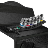 Wera Belt C 1 Zyklop socket set, 1/2" socket wrench (black, 7-piece, with holding function)