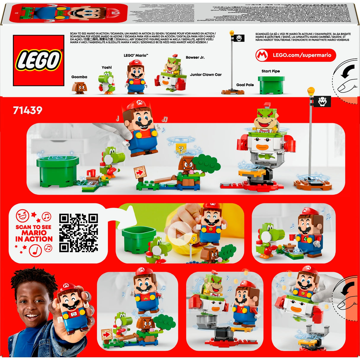 Lego super mario 71439 äventyr med interaktiv mario