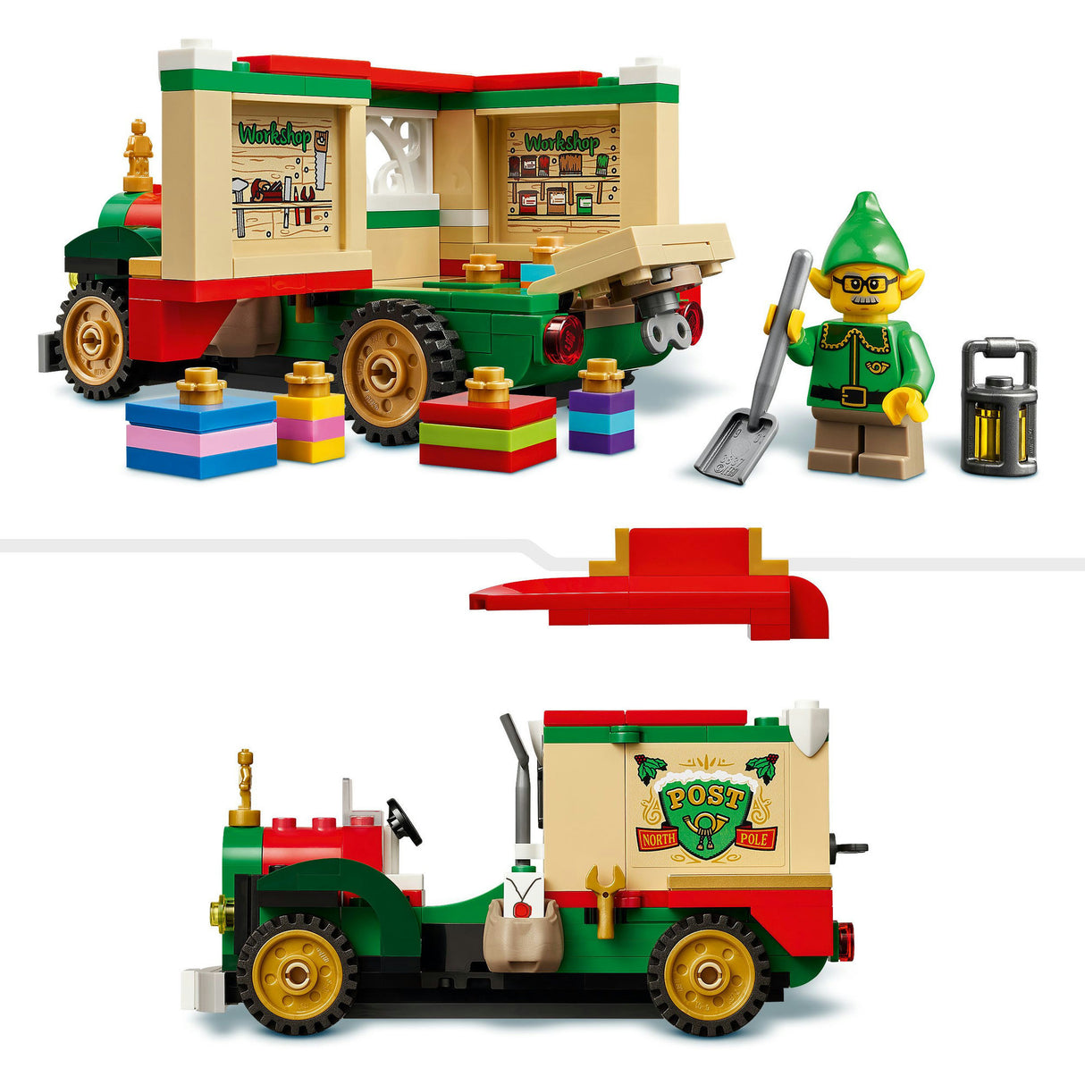 Lego lel sæsoner 40746 julemand varevogn | 2 stk