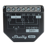 Shelly 2PM Gen4 Relay (black, Bluetooth, Wi-Fi)
