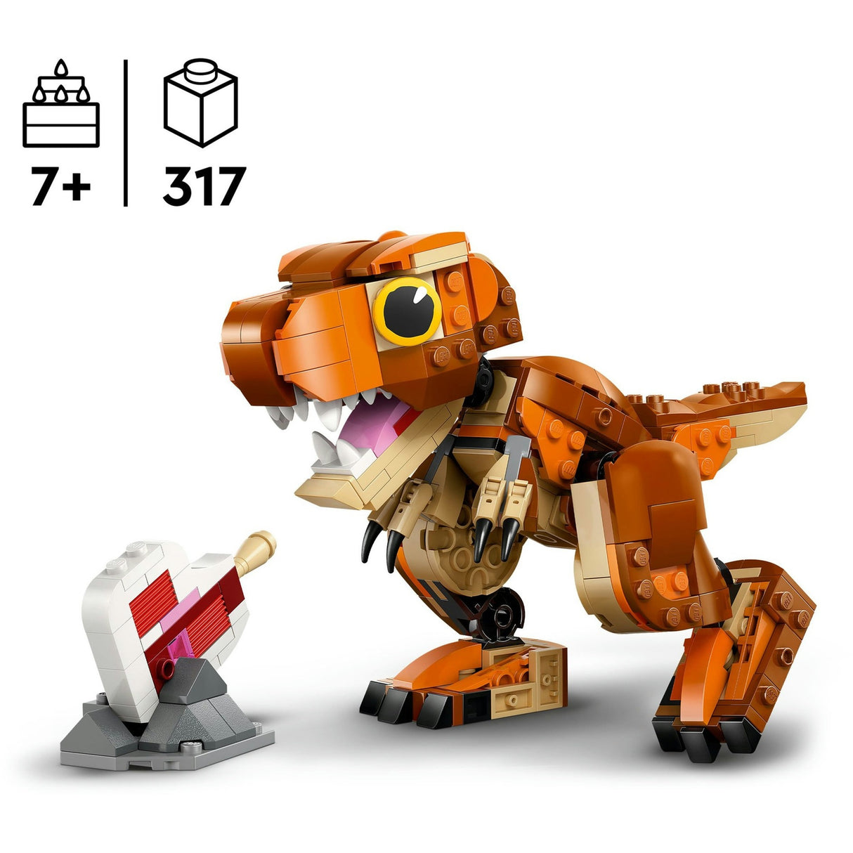 Lego jurassic world 76967 liten spiser: t. rex