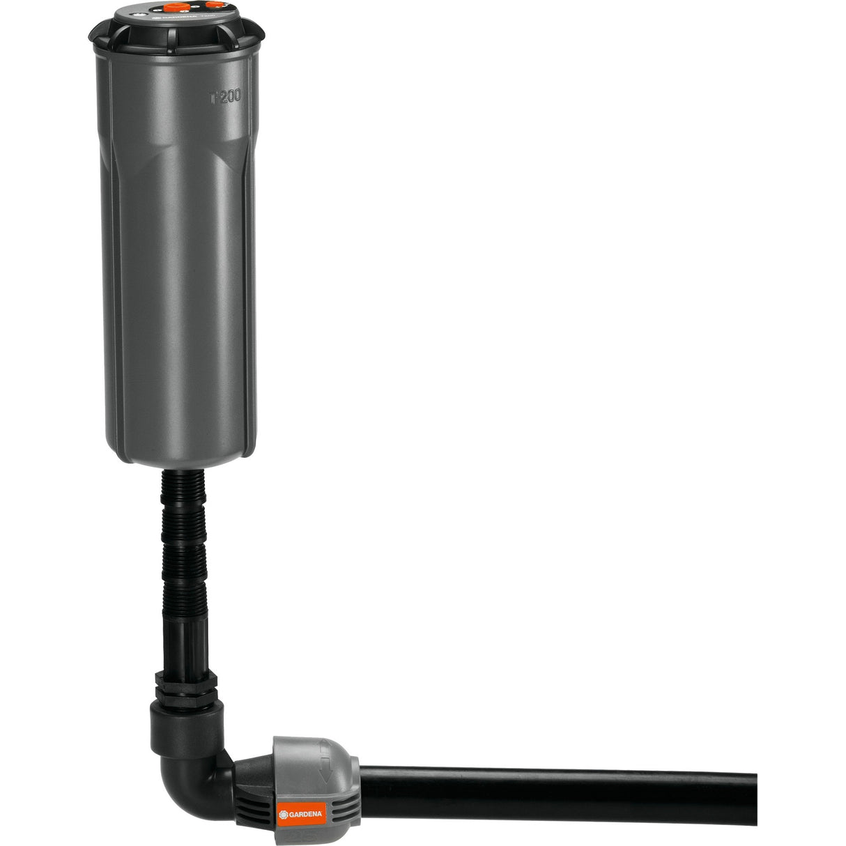 Gardena sprinkler L-piece 25 mm x 3/4 inch female thread connection (black, 2784-20)