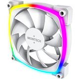 Montech AX120 Fan PWM 3-pack RGB Case Fans (White, 3 pieces, 120 x 120 x 25 mm)
