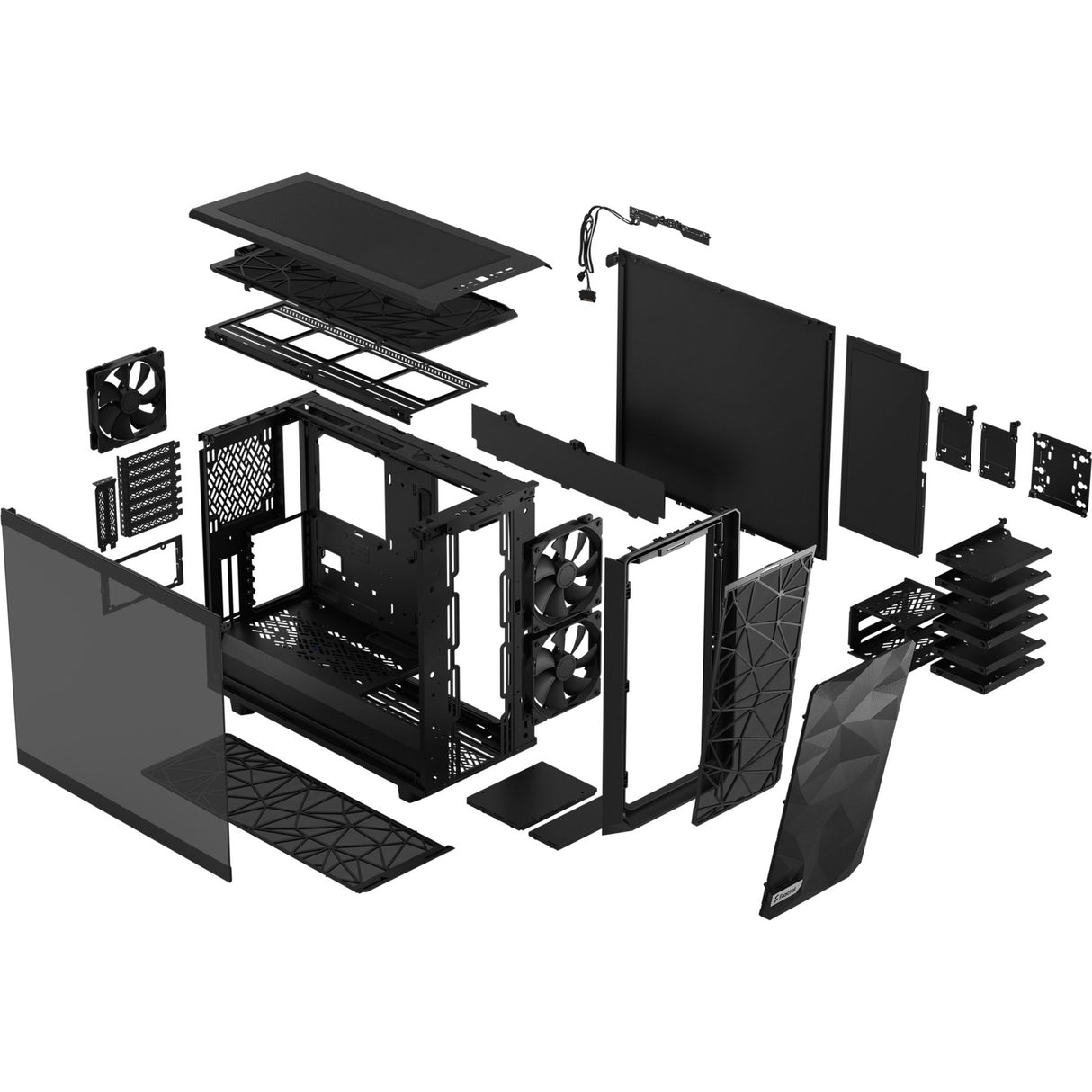 Fraktální design fraktální design Meshify 2 Light Tempered Glass