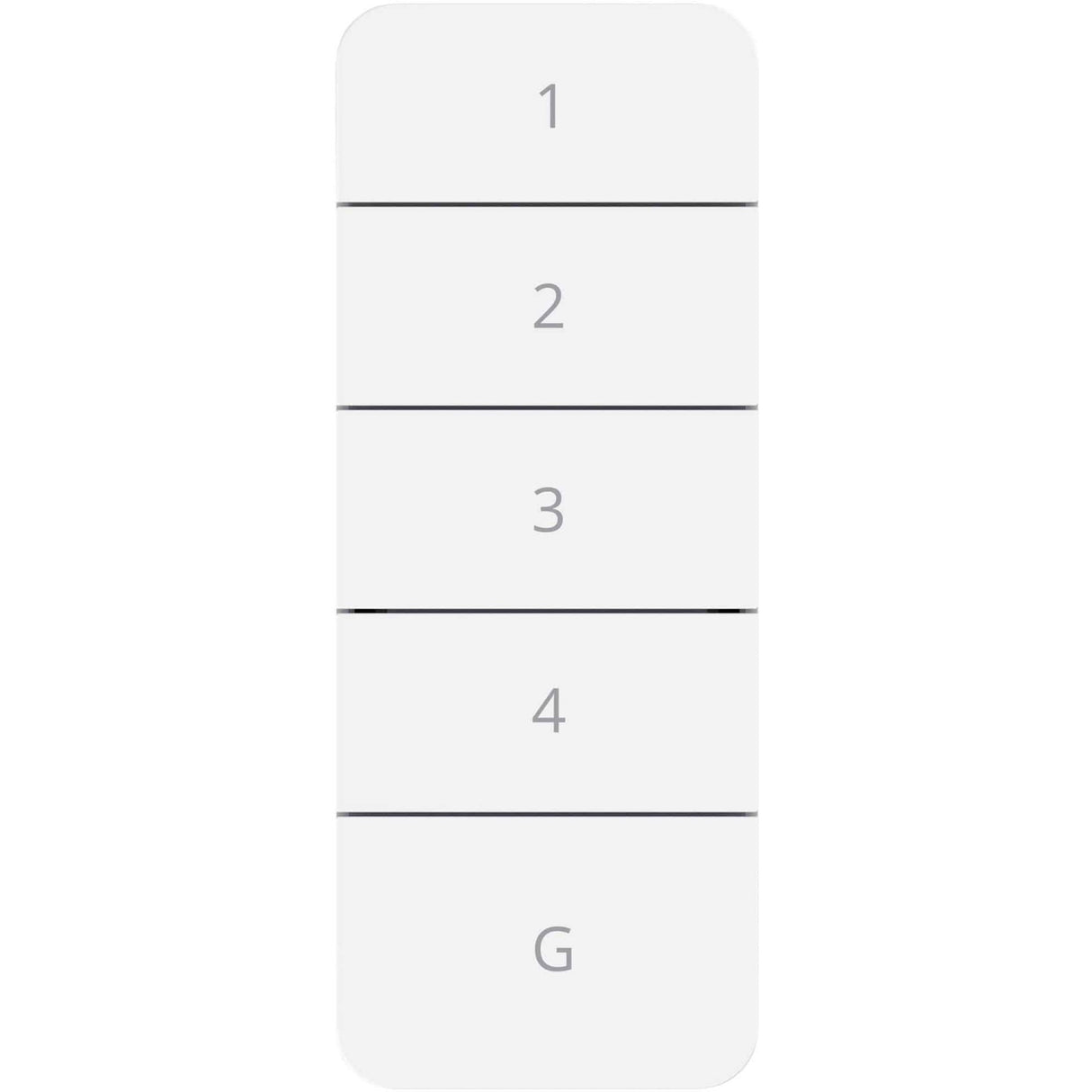 KlikAanKlikUit remote control with wall mount (white)