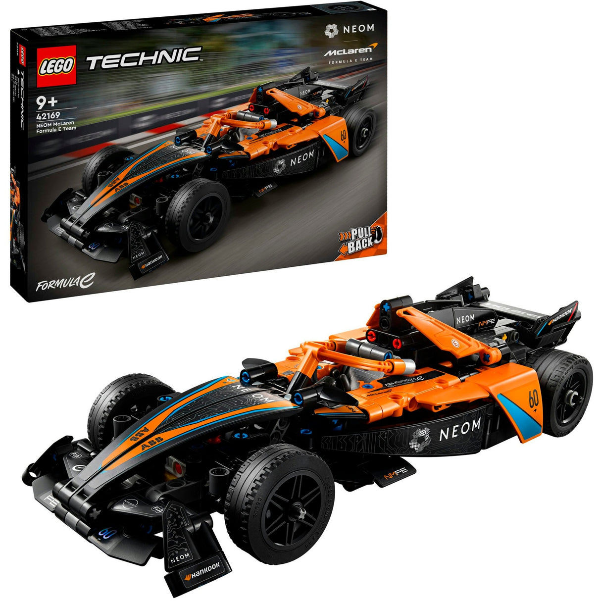Lego technic 42169 neom mclaren formula e versenyautó