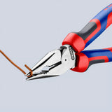 Knipex špicaté kombinované kliešte kombinované kliešte (červeno modré)