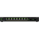 Netgear GS310TPv2 Switch (Black, 55W PoE Budget)
