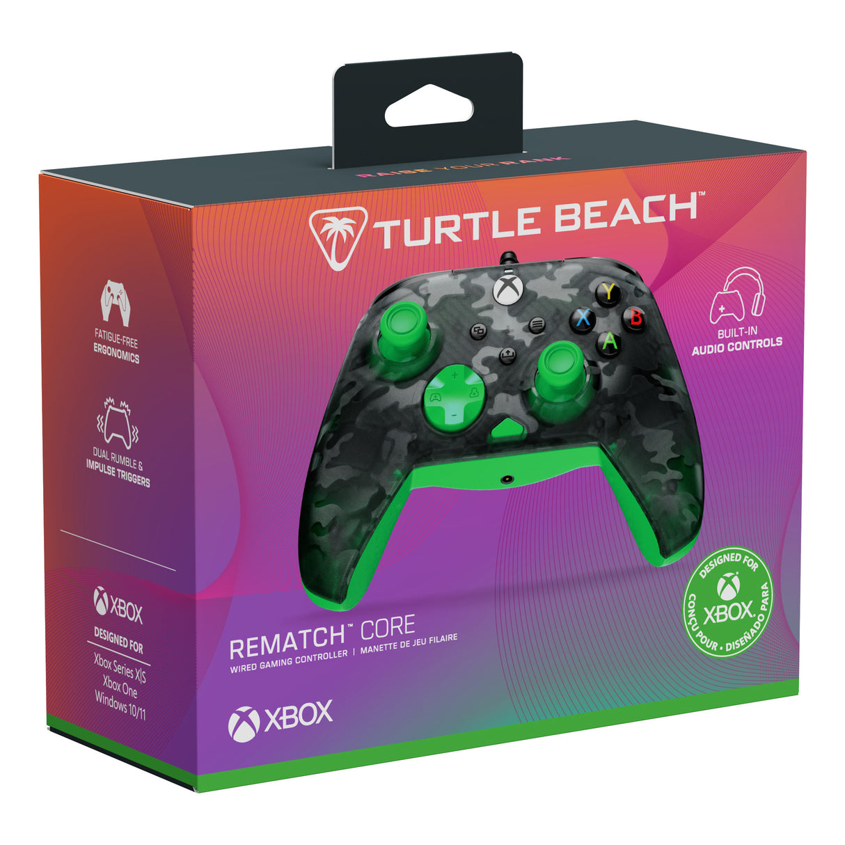 Turtle Beach Recon Controller (Black Green, Xbox Series X|S, Xbox One, PC)