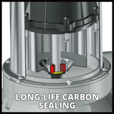 Einhell GC-DP 7035 N Eco Plus čerpadlo na špinavú vodu (nerezová červená)