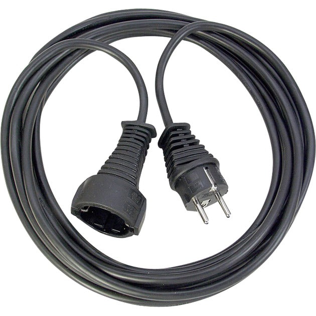Brennenstuhl quality plastic extension cord 5m black h05vv-f 3g1.5 - 1165440